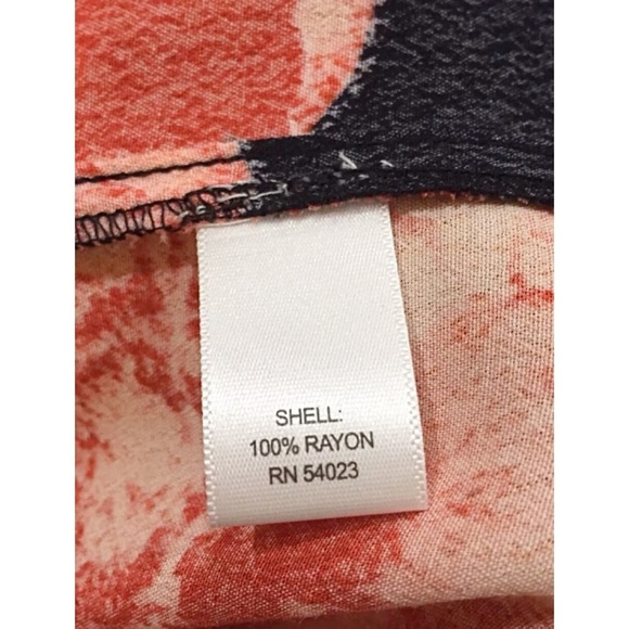 Banana Republic Black Floral Dress – Size 0 - Picture 7 of 8